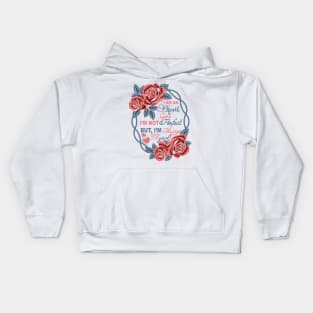 I Am An April Girl Kids Hoodie